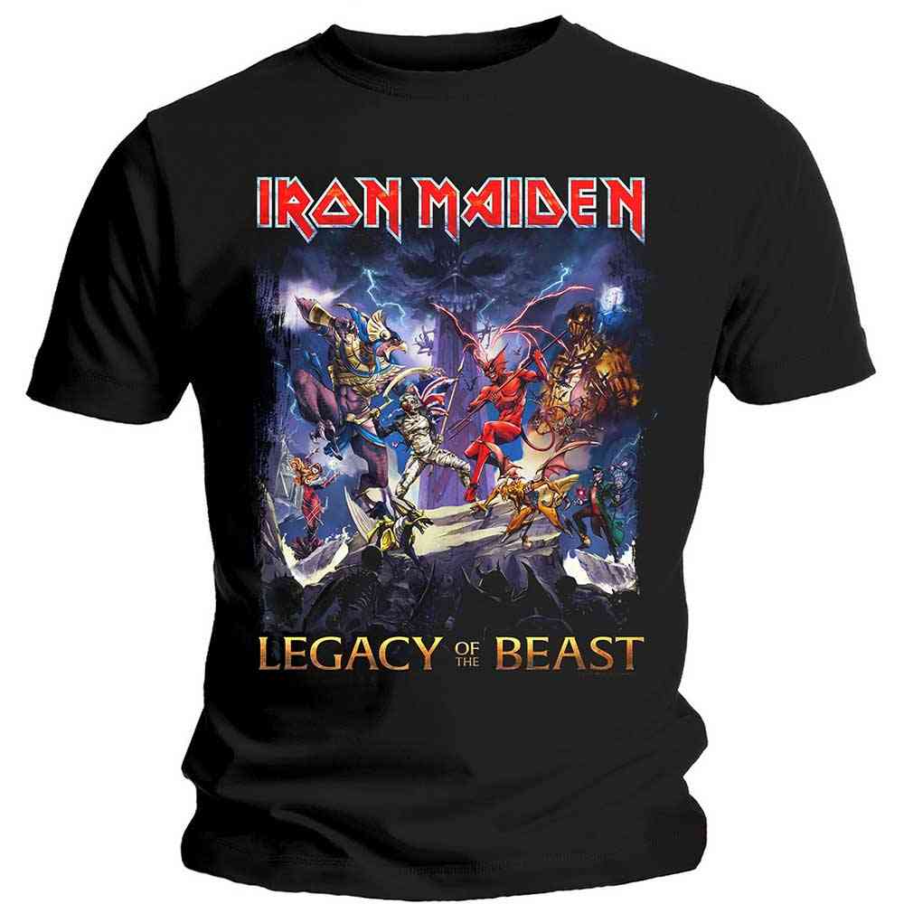 Iron Maiden - Legacy Of The Beast Mens Tshirt - Black